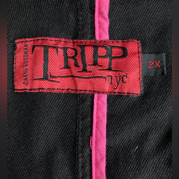Tripp N.Y.C. vampire/gothic double zip black jacket! - Picture 9 of 10